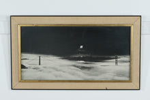 Load image into Gallery viewer, Golden Gate Bridge in Fog – Black &amp; White Print (34&quot; x 20&quot;)
