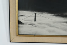 Load image into Gallery viewer, Golden Gate Bridge in Fog – Black &amp; White Print (34&quot; x 20&quot;)
