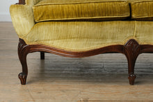 Load image into Gallery viewer, Antique Golden Velvet Sofa
