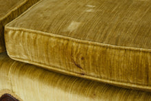 Load image into Gallery viewer, Antique Golden Velvet Sofa

