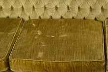Load image into Gallery viewer, Antique Golden Velvet Sofa
