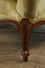 Load image into Gallery viewer, Antique Golden Velvet Sofa
