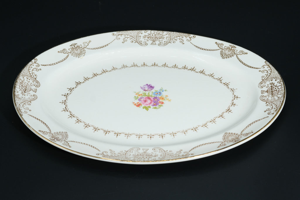 Golden Beauty Serving Platter - Stetson 22kt Gold