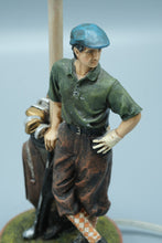 Load image into Gallery viewer, Waiting For His Next Shot – Golfer Figurine Lamp – 14.5&quot; Tall
