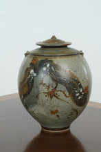 Load image into Gallery viewer, Studio Art Pottery Lidded Jar by Gordon Batten Riverwood Pottery Signed Ceramic 10 Inch

