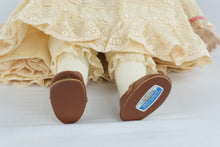 Load image into Gallery viewer, Vintage 1981 Gorham Rosamond Porcelain Musical Doll 19 Inch Wind Up Key
