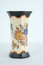 Load image into Gallery viewer, Gouda Pottery Floral Vase by Plateel Holland
