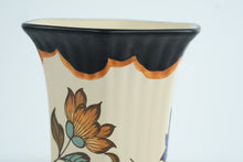 Load image into Gallery viewer, Gouda Pottery Floral Vase by Plateel Holland

