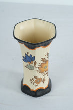 Load image into Gallery viewer, Gouda Pottery Floral Vase by Plateel Holland
