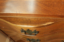 Load image into Gallery viewer, Governor Winthrop Serpentine Front Secretary Desk with Bookcase Top – Solid Wood, Ball &amp; Claw Feet
