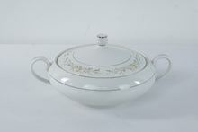 Load image into Gallery viewer, Grace Fine China Rhapsody Japan 58 Piece Dinnerware Set Floral Platinum Trim

