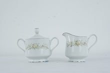 Load image into Gallery viewer, Grace Fine China Rhapsody Japan 58 Piece Dinnerware Set Floral Platinum Trim

