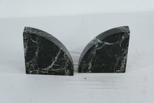 Load image into Gallery viewer, Polished Black Marble Bookends – Duke Health Sector Management (HSM) Engraved Set
