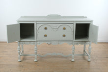 Load image into Gallery viewer, Painted Jacobean Style Buffet Sideboard with Cabinet Doors and Drawers
