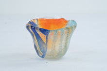 Load image into Gallery viewer, Anactacia Glass Design Greek Handmade Multicolor Art Glass Bowl 4 Inch
