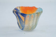 Load image into Gallery viewer, Anactacia Glass Design Greek Handmade Multicolor Art Glass Bowl 4 Inch
