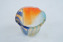 Load image into Gallery viewer, Anactacia Glass Design Greek Handmade Multicolor Art Glass Bowl 4 Inch
