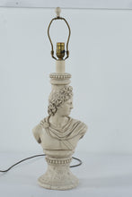 Load image into Gallery viewer, Regal Greek Bust Table Lamp by Alsy (1990) – Neoclassical Style
