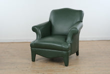 Load image into Gallery viewer, Modern Green Armchair Rolled Arm Accent Chair
