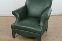 Load image into Gallery viewer, Modern Green Armchair Rolled Arm Accent Chair
