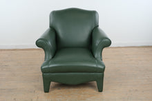Load image into Gallery viewer, Modern Green Armchair Rolled Arm Accent Chair
