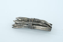 Load image into Gallery viewer, Maitland-Smith Style Silver Green Bean Sculpture – Cast Metal
