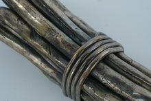 Load image into Gallery viewer, Maitland-Smith Style Silver Green Bean Sculpture – Cast Metal
