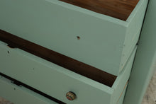 Load image into Gallery viewer, American Empire Style Sage Green Painted Wood Chest of Drawers
