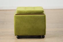 Load image into Gallery viewer, Green Leo Storage Ottoman by La-Z-Boy
