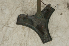 Load image into Gallery viewer, Antique Style Bronze Patina Cast Metal Floor Lamp Ornate 3 Light 61 Inch
