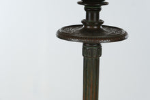 Load image into Gallery viewer, Antique Style Bronze Patina Cast Metal Floor Lamp Ornate 3 Light 61 Inch
