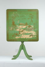 Load image into Gallery viewer, Green Oriental Tilt Top Table
