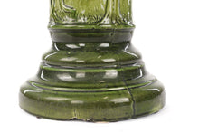 Load image into Gallery viewer, Brush McCoy Green Woodland Pedestal / Plant Stand
