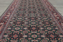 Load image into Gallery viewer, Persian Style Green Floral Runner Rug 31 x 170 Inch Long Hallway Rug
