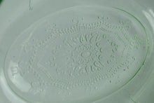 Load image into Gallery viewer, Anchor Hocking Cameo Ballerina Green Depression Glass Oval Vegetable Bowl 1930s
