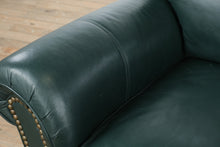 Load image into Gallery viewer, Hunter Green Leather Arm Chair – Classic Leather
