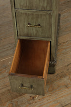 Load image into Gallery viewer, Vintage Sewing Machine Desk – 30&quot; W x 17&quot; D x 31&quot; H – Painted Finish

