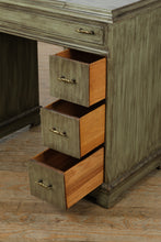 Load image into Gallery viewer, Vintage Sewing Machine Desk – 30&quot; W x 17&quot; D x 31&quot; H – Painted Finish
