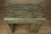Load image into Gallery viewer, Vintage Sewing Machine Desk – 30&quot; W x 17&quot; D x 31&quot; H – Painted Finish
