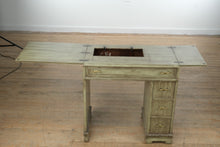 Load image into Gallery viewer, Vintage Sewing Machine Desk – 30&quot; W x 17&quot; D x 31&quot; H – Painted Finish
