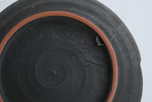 Load image into Gallery viewer, Jim Kemp Signed Studio Pottery Textured Wall Plate Purple Black Ceramic Charger 10 Inch
