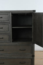 Load image into Gallery viewer, Vickery Creek Weathered Grey Cabinet Door Chest of Drawers
