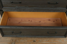 Load image into Gallery viewer, Vickery Creek Weathered Grey Cabinet Door Chest of Drawers
