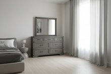 Load image into Gallery viewer, Vickery Creek Weathered Gray 7 Drawer Dresser with Antique Pewter Hardware
