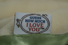 Load image into Gallery viewer, “Guess How Much I Love You” Bunny Security Blanket Lovey, 13.5" Square
