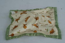 Load image into Gallery viewer, “Guess How Much I Love You” Bunny Security Blanket Lovey, 13.5" Square

