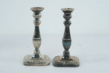 Load image into Gallery viewer, Vintage Gumps Sterling Silver Candlesticks Pair Weighted 10 Inch
