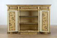 Load image into Gallery viewer, Hand-Painted Habersham Sideboard Buffet – Ornate Distressed Finish
