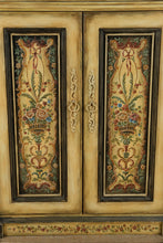 Load image into Gallery viewer, Hand-Painted Habersham Sideboard Buffet – Ornate Distressed Finish

