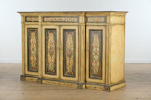 Load image into Gallery viewer, Hand-Painted Habersham Sideboard Buffet – Ornate Distressed Finish
